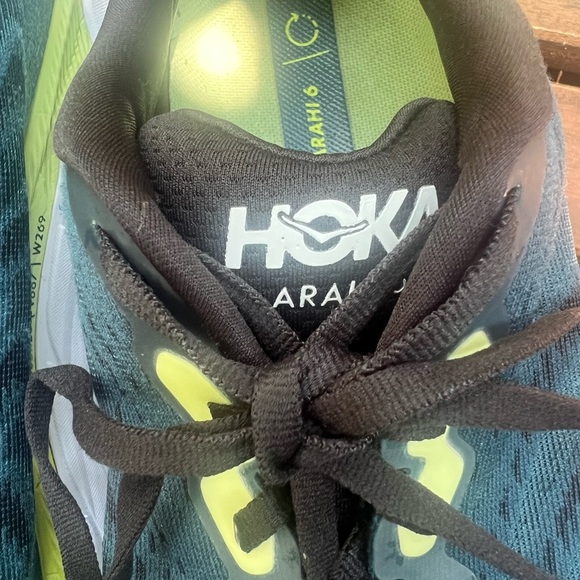 Hoka One One Arahi 6 Blue Graphite sneakers in size 10D - Picture 4 of 13